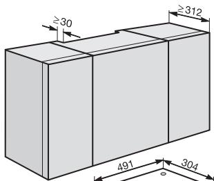 MIELE CVA2650 - Possibilities d'encastrement et de combinaisons - 5