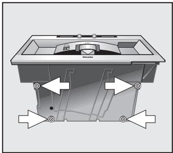 MIELE CVA2650 - Uniquement en cas de montage dans une armoire : - 1