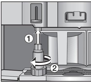 MIELE CVA2650 - ... la buse de vapeur et la buse distributrice ne versent pas d'eau ? - 1