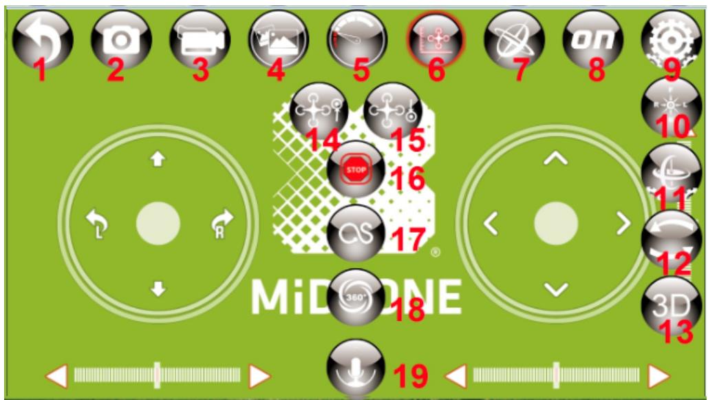 MIDRONEDRONEVISION 260HDWIFIFPV - INTERFACE DE CONTROL DU DRONE - 1