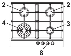 DE DIETRICH DTE 715 F BRUN - MODELES - 1
