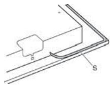 DE DIETRICH DTE 715 F BRUN - Fixation de la table de cuisson - 1