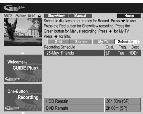 PIONEER DVR-530H-AV - Réglage duprogrammateur pour l'enregistrement ShowViewTM* - 1