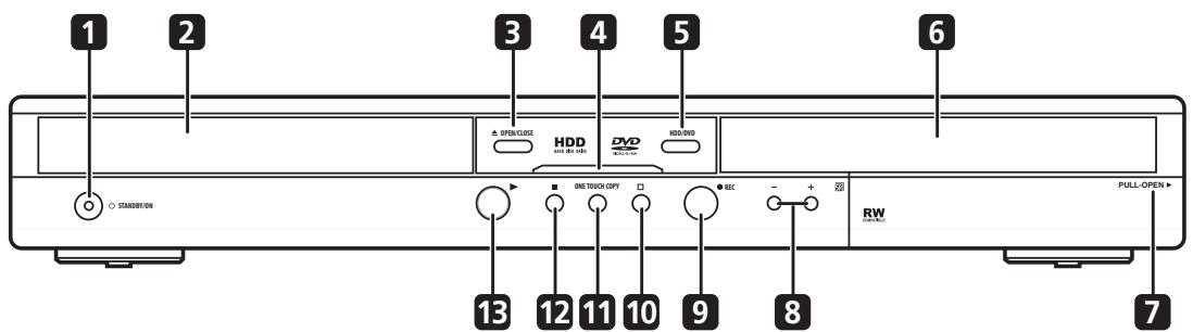PIONEER DVR-530H-AV - Panneau avant - 1