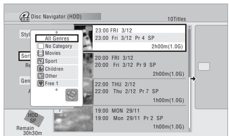 PIONEER DVR-530H-AV - Modification de la presentation de Disc Navigator - 4