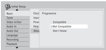 PIONEER DVR-530H-AV - Le téléviseur est-il compatible avec la vente à balayage progressif? - 1