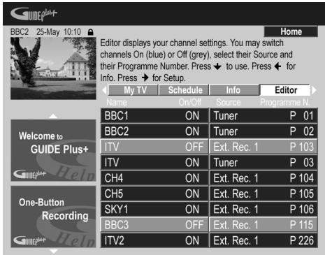 PIONEER DVR-530H-AV - Utilisez les touches numériques pour modifier à votre guise les nombres de programme. - 1