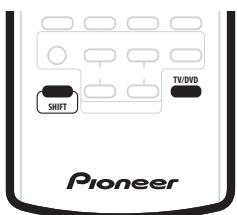 PIONEER DVR-530H-AV - Sélection du téléviseur ou du DVD - 1