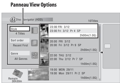 PIONEER DVR-530H-AV - Modification de la presentation de Disc Navigator - 1