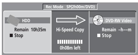PIONEER DVR-530H-AV - Affichage des informations concernant le disque dur ou le disque charge - 1