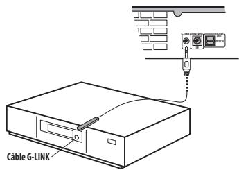 PIONEER DVR-530H-AV - Branchez le cable G-LINK™ fourni sur la prise GLINKTM. - 1