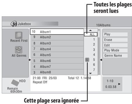 PIONEER DVR-530H-AV - Choix d'une plage d'un album - 1