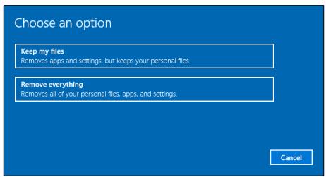 ACERR 4284321 - Réinitialiser ce PC et tout supprimer - 2