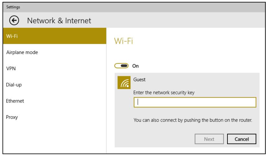 ACERR 4284321 - Vous verrez une liste des réseaux sans fil disponibles. Sélectionné que vous souhaitez utiliser. - 3