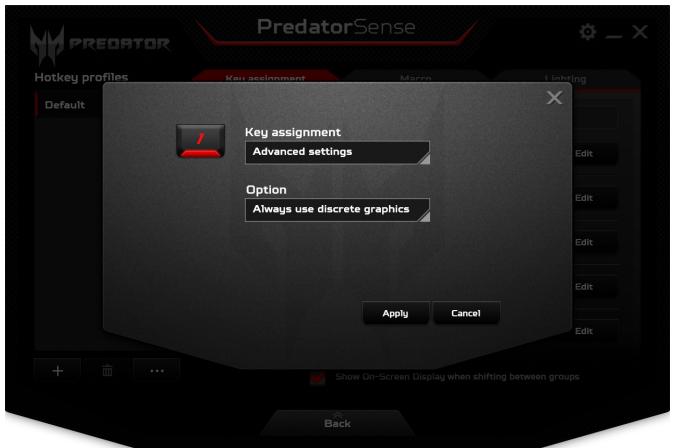 ACERR 4284321 - Afferter une action à une touche de raccourci - 2