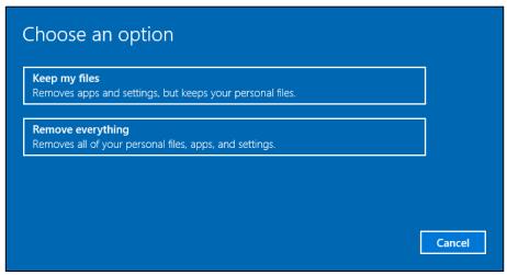 ACERR 4284321 - Réinitialiser ce PC et conserver mes fichiers - 2