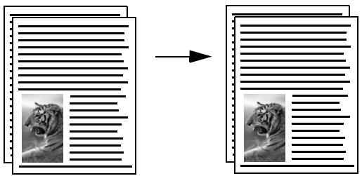 HP PSC2500EET - copie d'un document noir et blanc de deux pages - 1