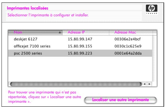 HP PSC2500EET - écran du programme d'installation du logiciel - 1