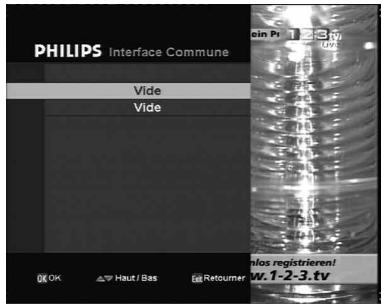 PHILIPS DTR7005 - Interface commune - 1