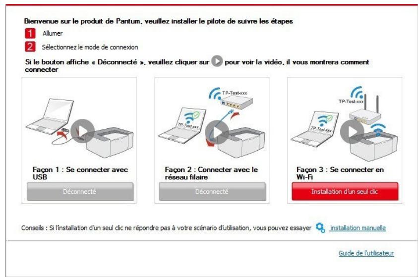 PANTUM P355SO0ODW - L'imprimante est déjà connectée au réseau sans fil - 3