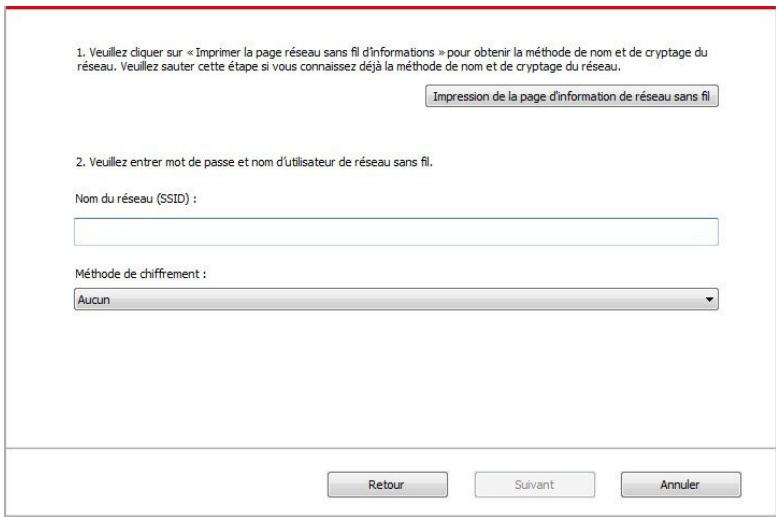 PANTUM P355SO0ODW - 5.1.1.2.Méthode de configuration d'outil de réseau sans fil - 5