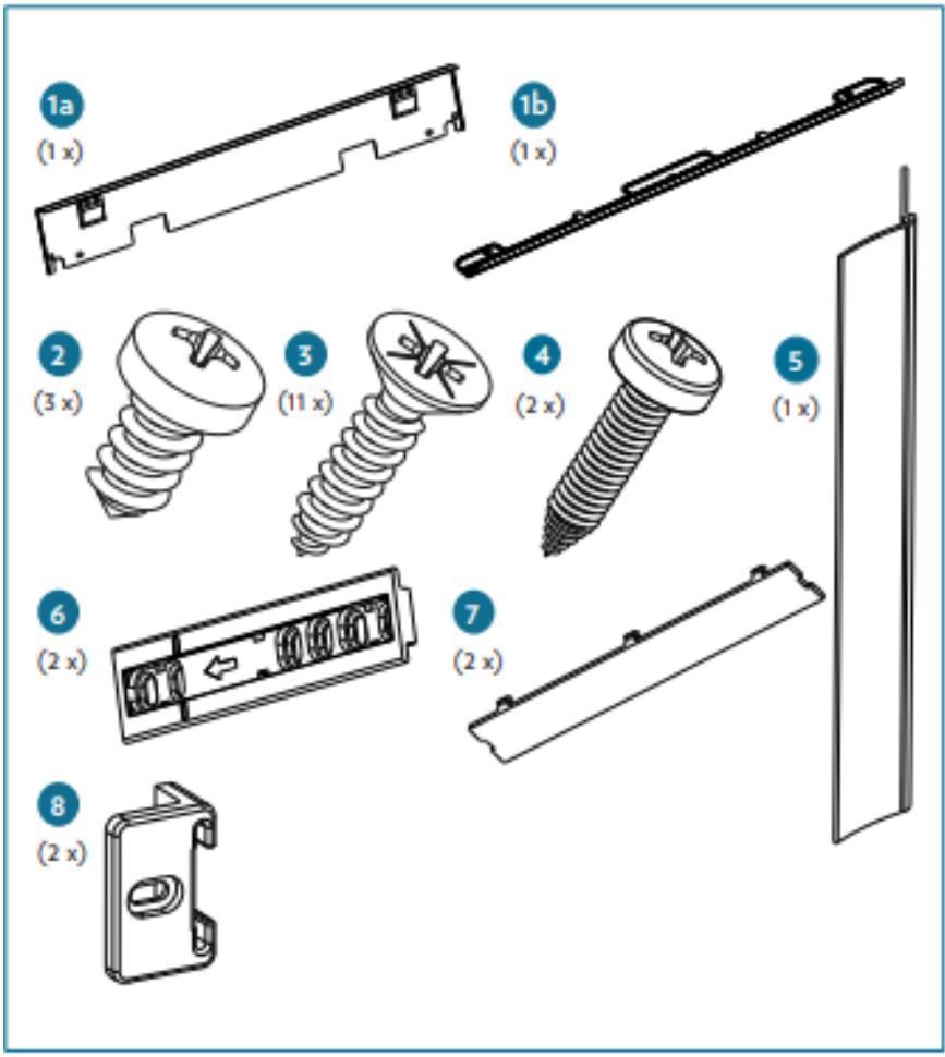 DE DIETRICH DRL1247ES - Kits for installation - 1