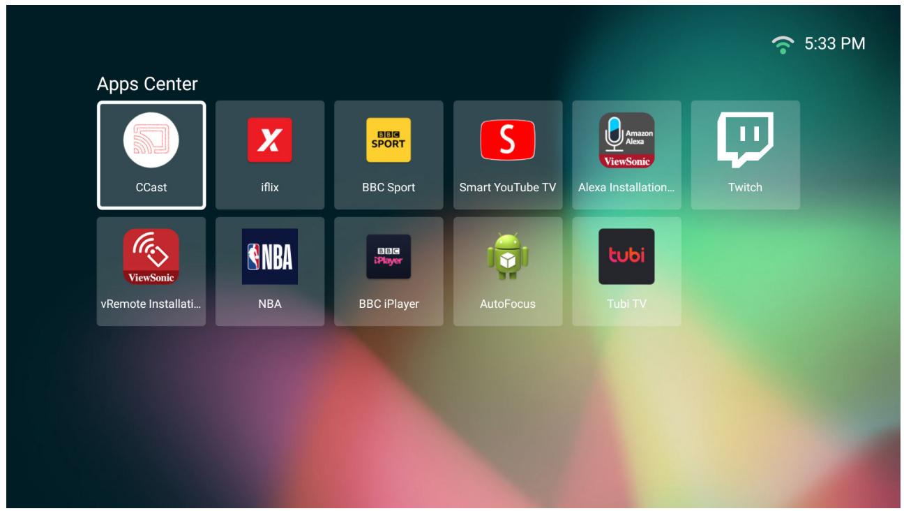 VIEWSONIC SMART 2900 - Apps Center (Centre d'applications) - 2