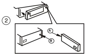 TAKARA CDB 9831 - Mise en place du panneau de contrôle amovible (P.C.A. / D.C.P.) - 1