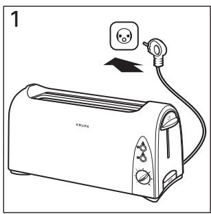 KRUPS 160ToastControlut167 - Selon les modèles - 1