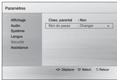 SAMSUNG HTE321 - Modification du mot de passer - 1