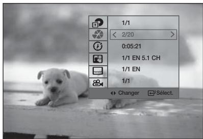 SAMSUNG HTE321 - Affichage des informations du disque - 2