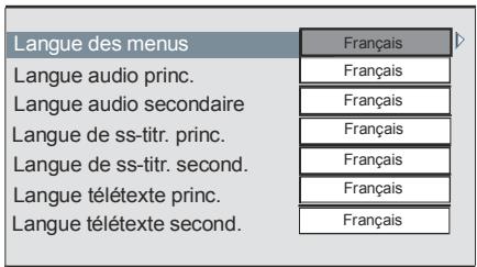 PROLINE LD2215D - Paramètres linguistiques - 1