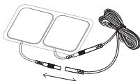 TERRAILLON POWER STEPPER - Comment connecter les electrodes adhesives : - 1
