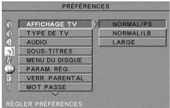 PACKARD BELL DVX 461 - Configuration des préférences - 1