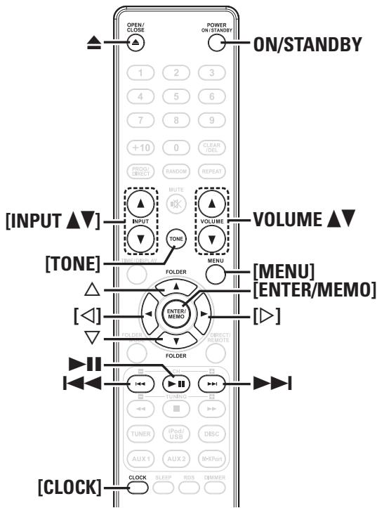 MARANTZ M-CR503 - Symboles utilisés pour indiquer les touches dans ce guide - 3