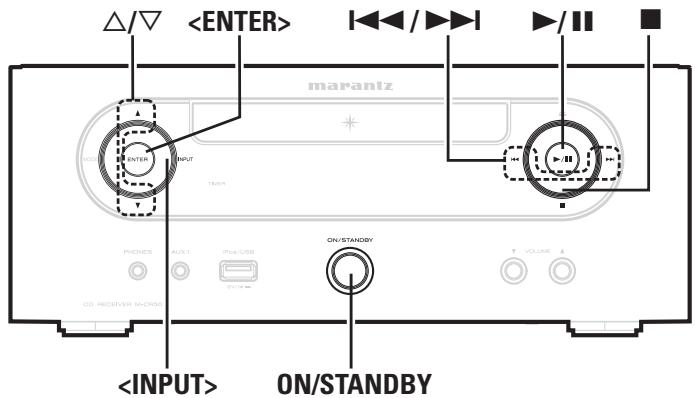 MARANTZ M-CR503 - Symboles utilisés pour indiquer les touches dans ce guide - 1