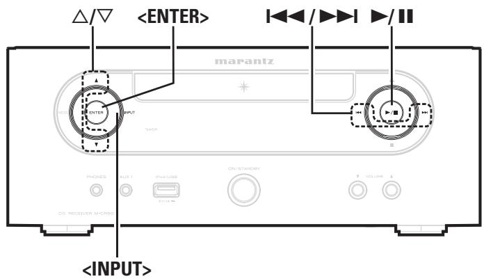 MARANTZ M-CR503 - Symboles utilisés pour indiquer les touches dans ce guide - 1