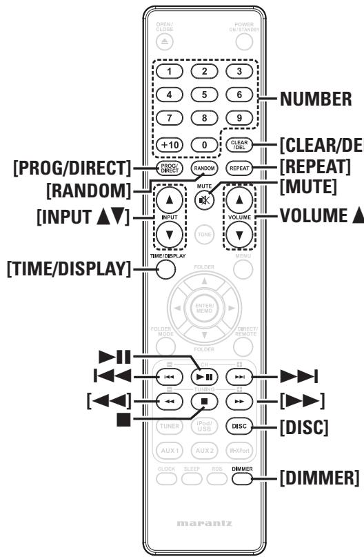MARANTZ M-CR503 - Symboles utilisés pour indiquer les touches dans ce guide - 2