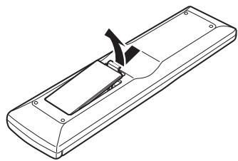 MARANTZ M-CR503 - Insertion des piles - 1