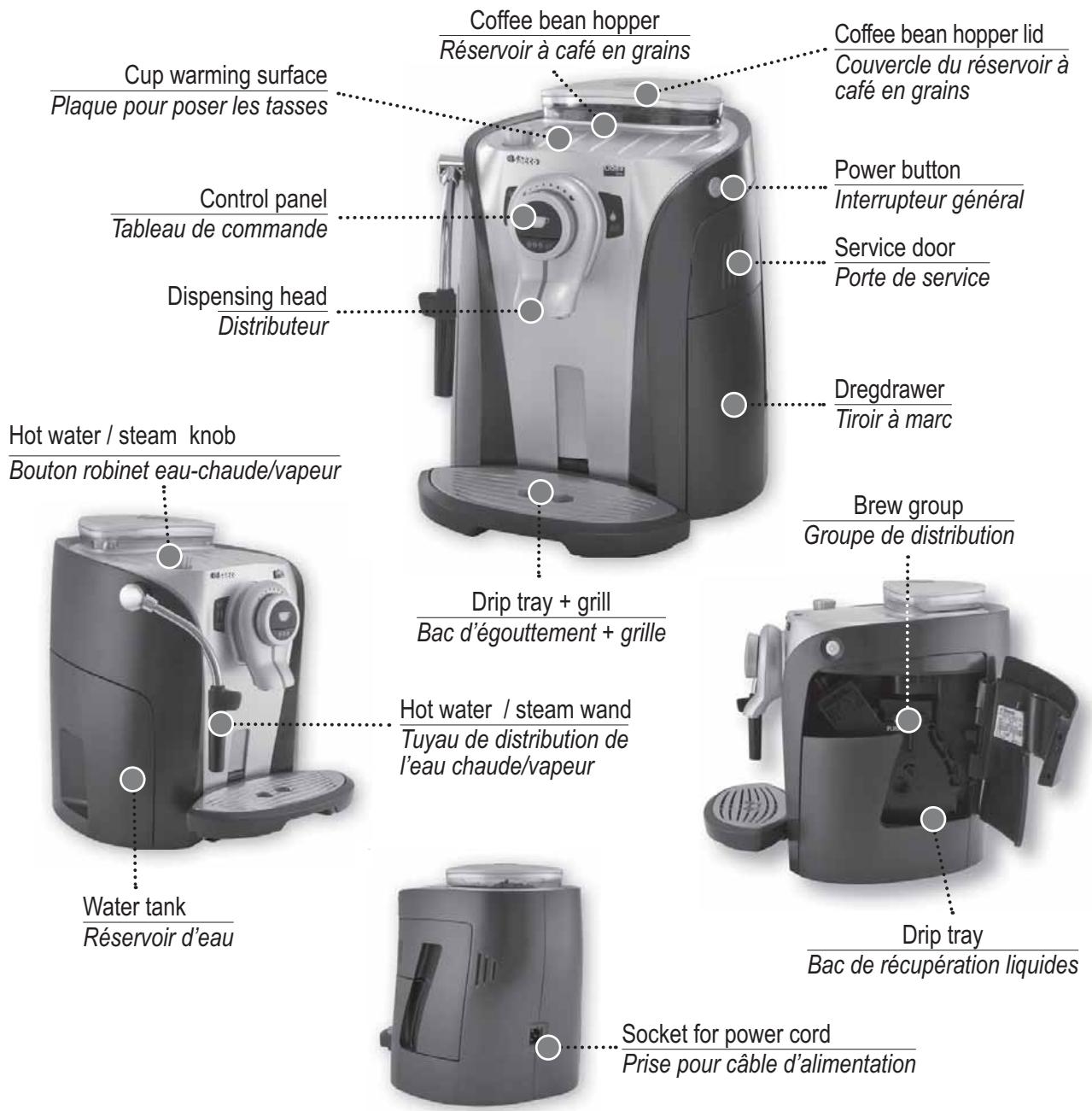 SAECO RI9757/01 - UTILISER CES INSTRUCTIONS POUR L'UTILISATION - 1