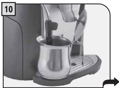 SAECO RI9757/01 - STARTING THE MACHINE - MISE EN MARCHE DE LA MACHINE - 4