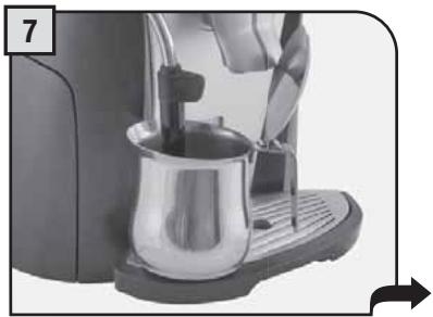 SAECO RI9757/01 - STARTING THE MACHINE - MISE EN MARCHE DE LA MACHINE - 1