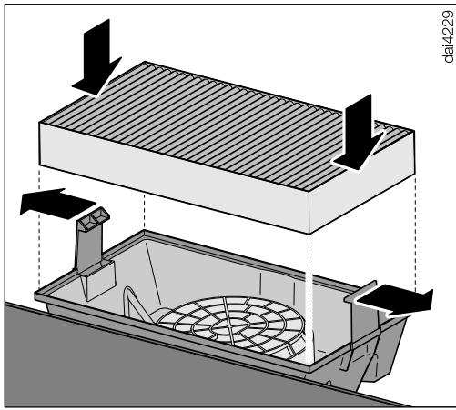 MIELE DAI0ITWNR - Installer / Remplacer les filtres à charbon actif - 1