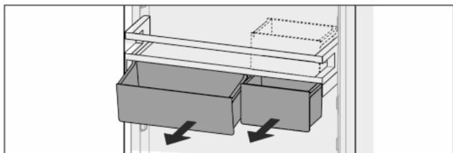 LIEBHERR ICSE1783 - Déplacer/sorting le balconnet de porte - 2