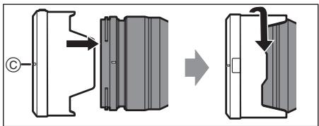 PANASONIC 950/1.4 PRO - Removing the lens hood - 4