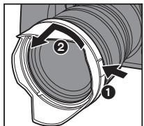 PANASONIC 950/1.4 PRO - Removing the lens hood - 3