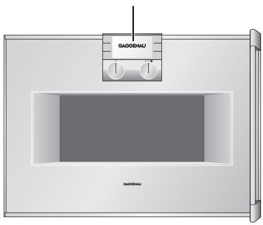 GAGGENAU BS 251-100 ANTHACITE - Four à vapeur - 2