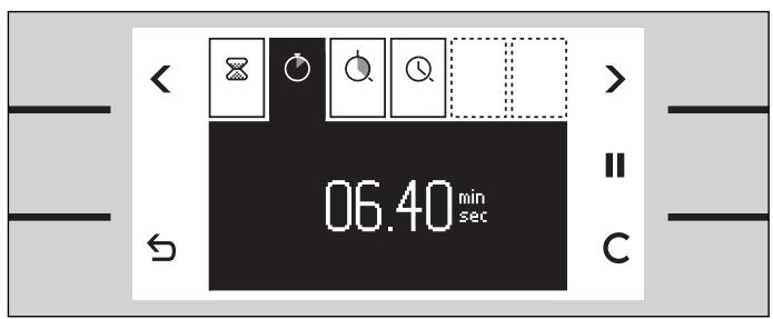 GAGGENAU BS 251-100 ANTHACITE - Lancer le chronomètre - 3