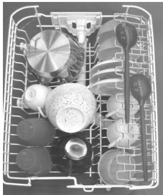 HOTPOINT-ARISTON LV460CIX - Le réglage du panier supérieur? - 4