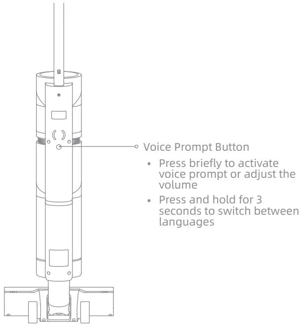 DREAME H11 MAX - Voice Prompt Button - 1